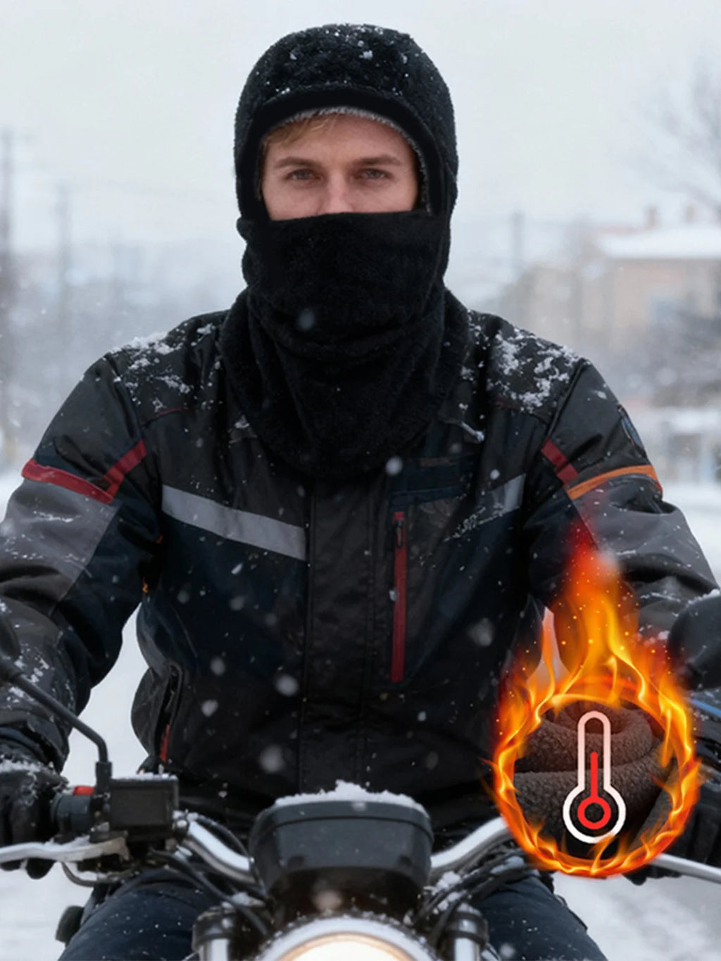 Adjustable Winter Balaclava with Full Face and Neck Cover