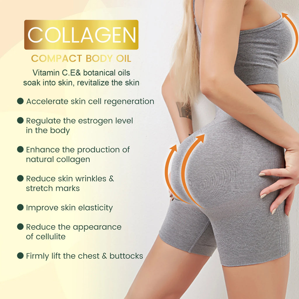 Ouhoe Collagen Body Oil — Skin Tightening, Firming & Anti-Stretch Mark Massage Oil 30ml