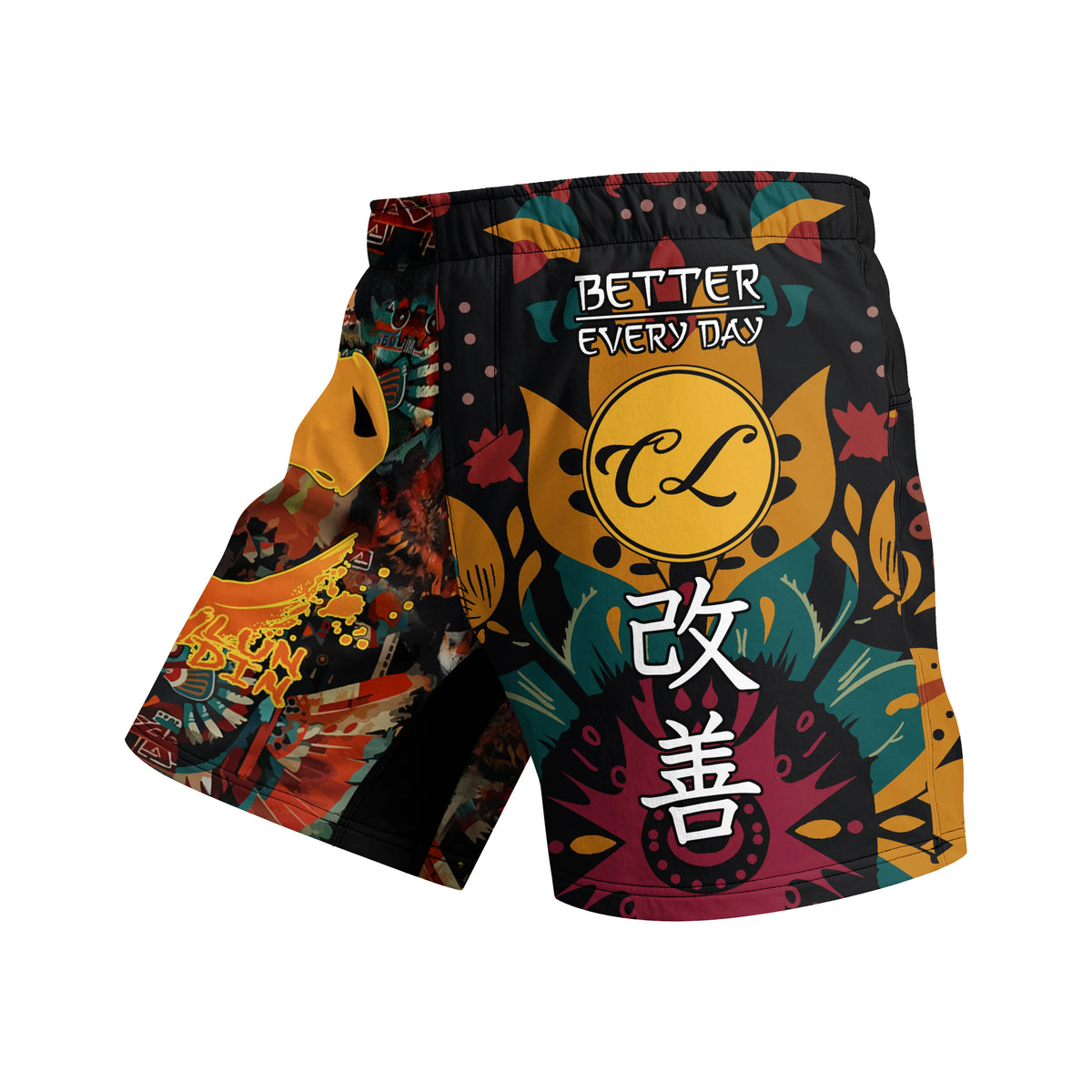 Men's MMA Rash Guard 4-Piece Fight Set – Sublimation Print Grappling Suit