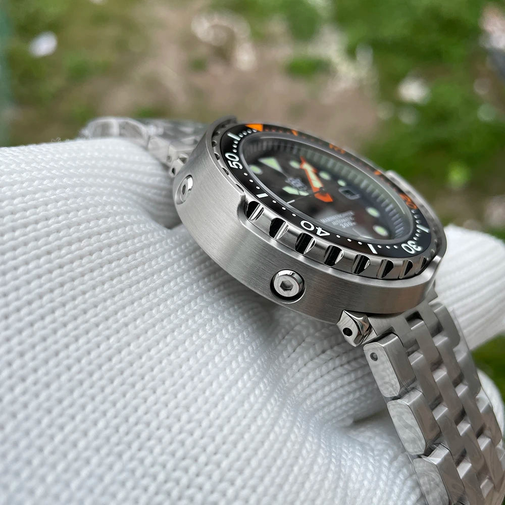 STEELDIVE SD1975C Tuna Can Dive Watch | 300M Waterproof NH35 Movement Ceramic Bezel