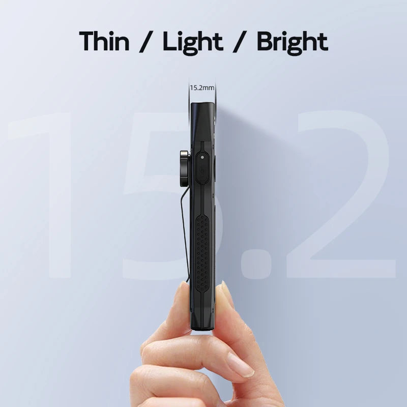TANK007 WF02L 3-in-1 EDC Flashlight – White Light, 365nm UV & Green Laser, Magnetic Rechargeable