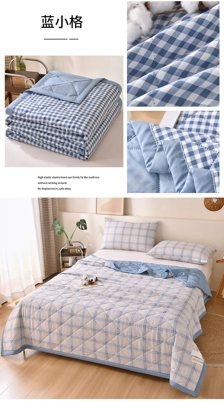 Summer Thin Comforter – Soft Air-Conditioned Quilt, Machine Washable, Single to Double