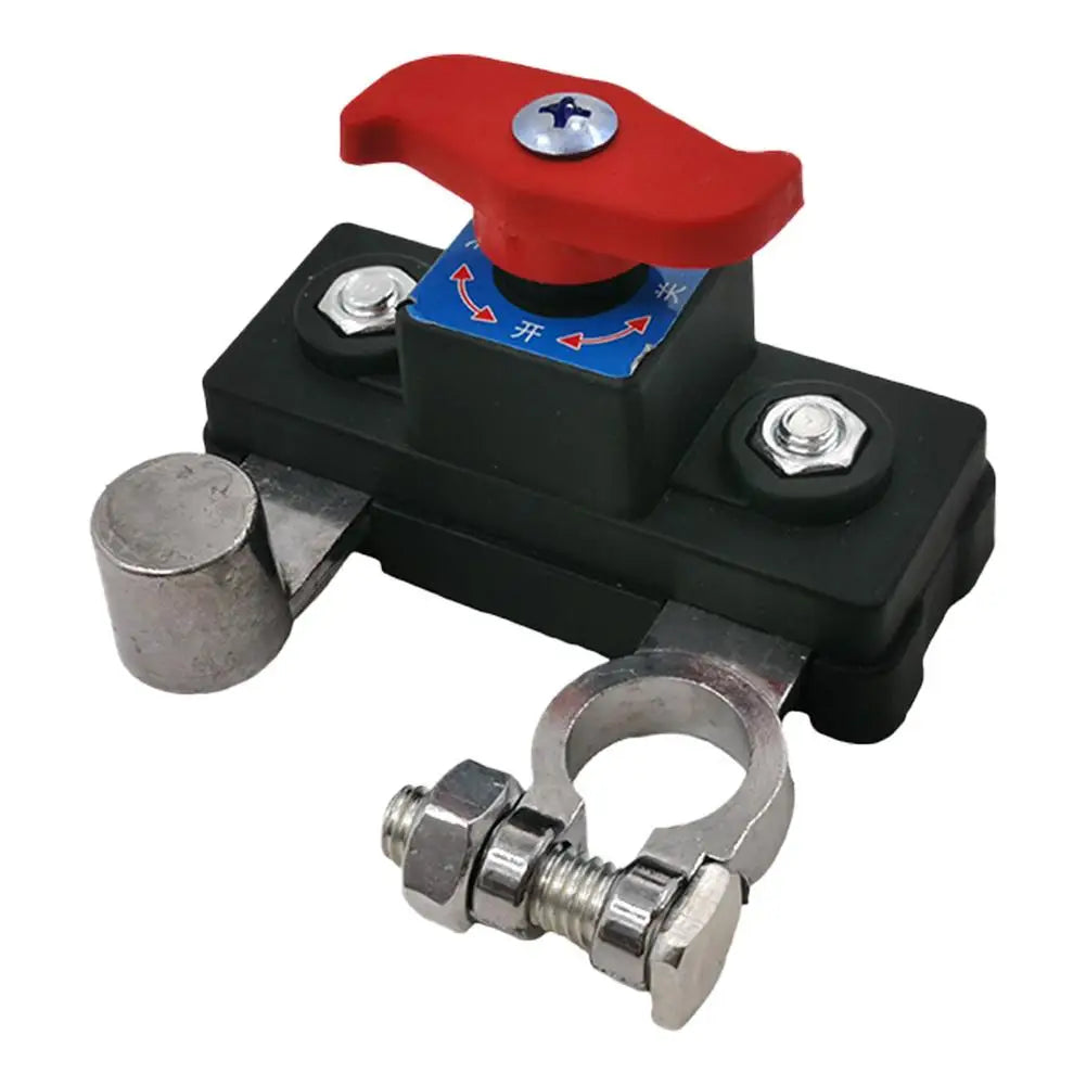 Battery Disconnect Switch 12V/24V – Car Battery Isolator Cut Off Anti-Leakage Power Shut Off for Trucks RV & Marine