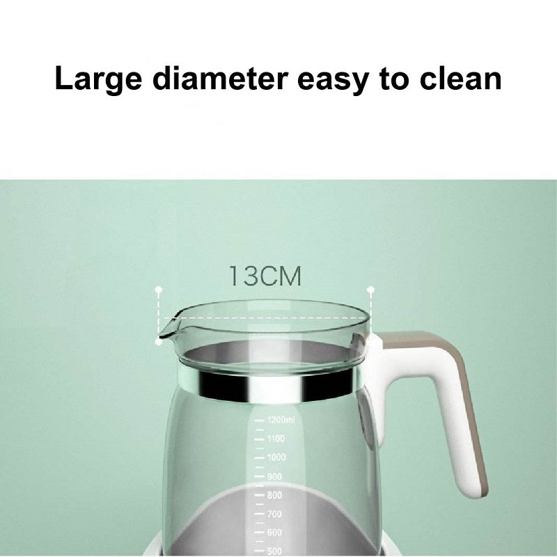 Smart Infant Milk Warmer & Thermostatic Kettle – 1.2L Auto Warm, Insulation Pot for Baby Formula & Milk Powder