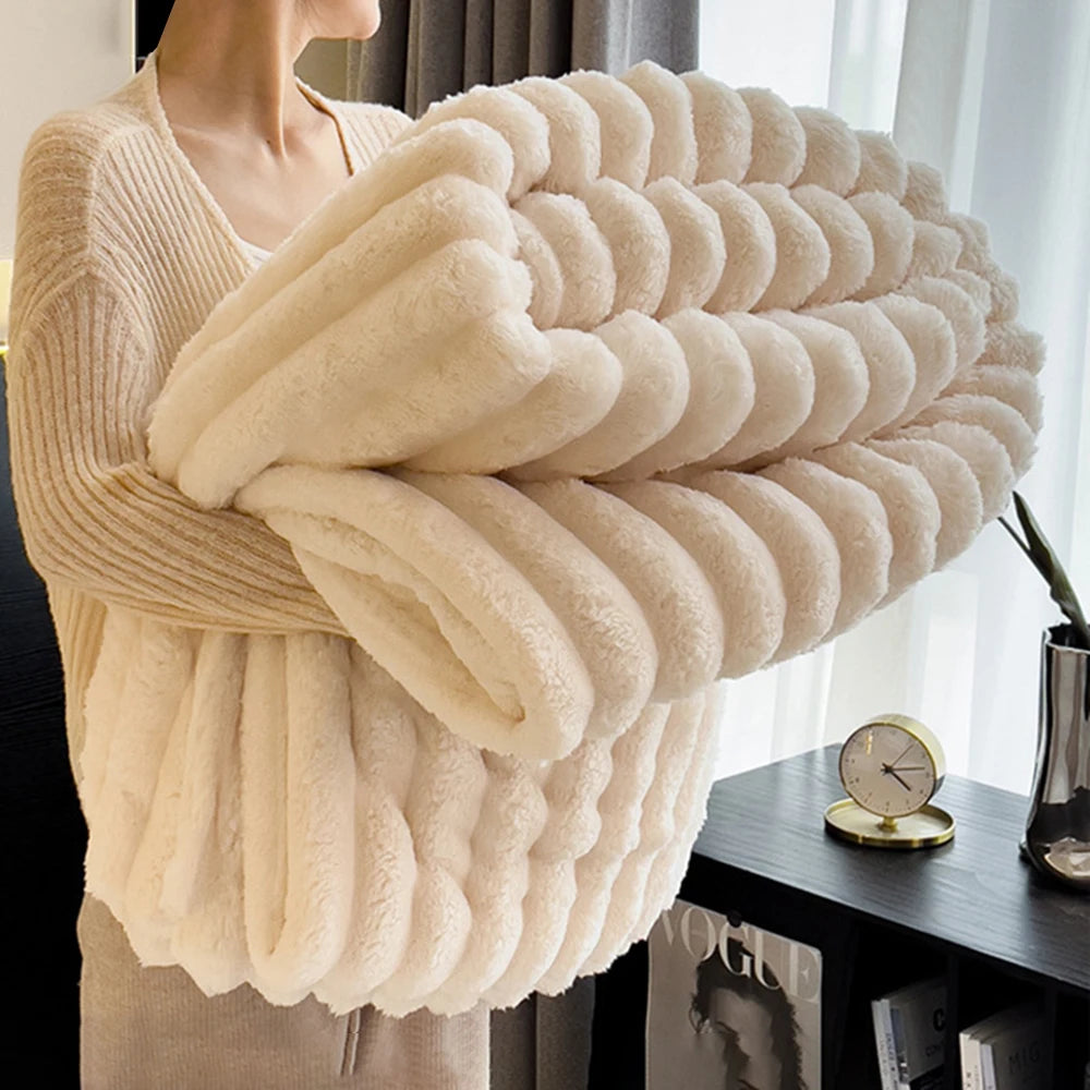 Solid Color Nap Blanket – Soft Warm Home, Office & Pet Throw Blanket, Multiple Colors
