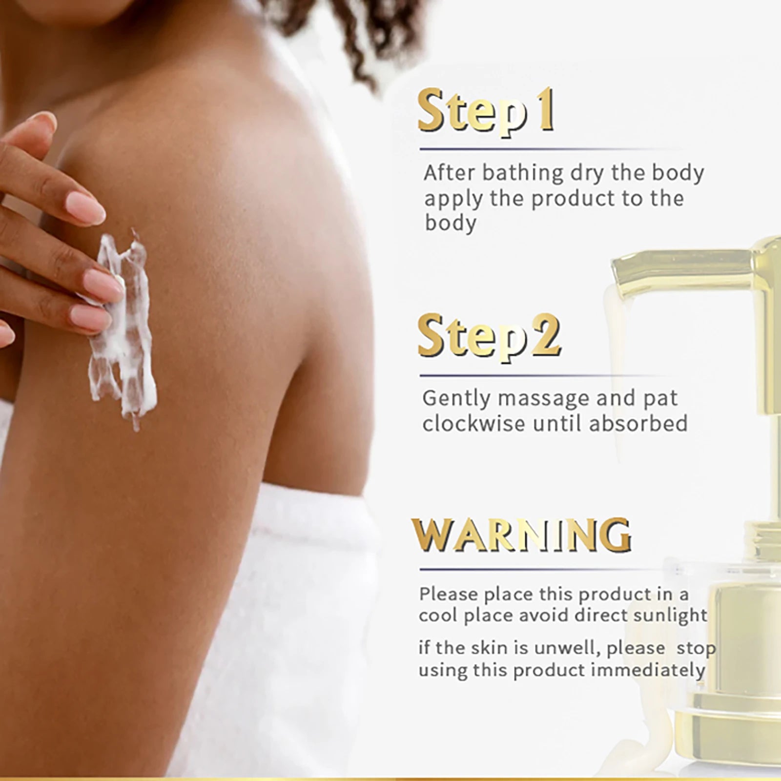 AILKE Retinol Whitening Body Lotion – Hydrating Moisturizer for Dull Skin & Uneven Complexion, 500ml
