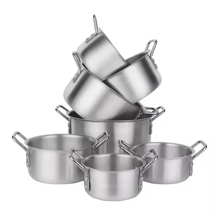 Aluminum Cookware Set – Stackable 5- & 7-Piece Options