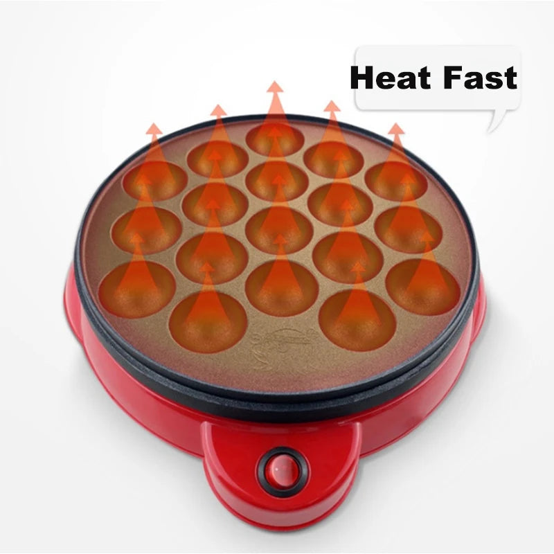 Electric Takoyaki Maker — Household Octopus Ball Grill Pan & Cake Baking Machine