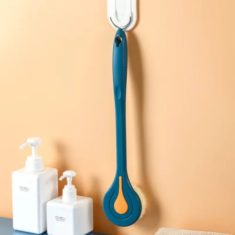 Extra Long Bath Brush with Soft Bristles – Back Scrubber Shower Massage Body Brush