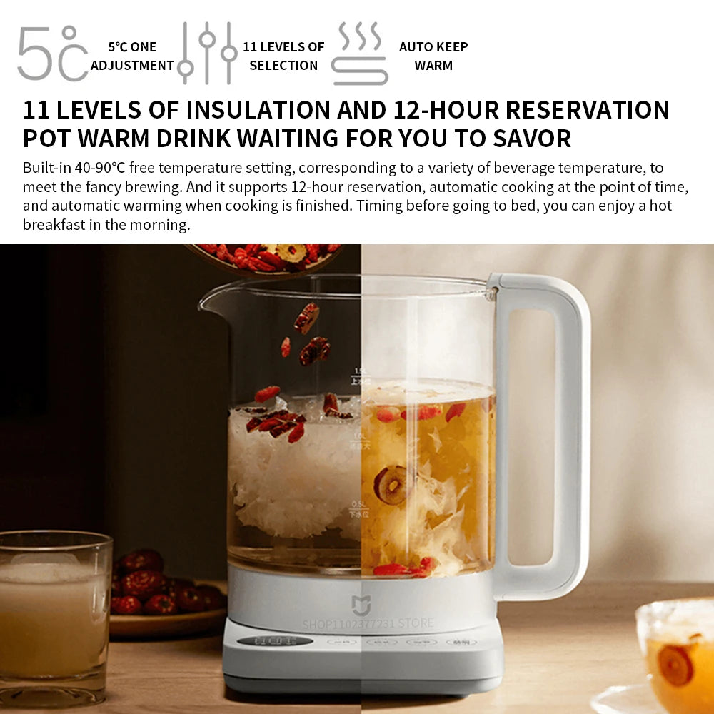 MIJIA Multifunctional Health Pot & Electric Kettle N1 – 304 Stainless Steel, Heat Preservation