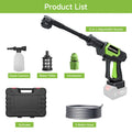 1450PSI Cordless Pressure Washer – 6-in-1 Adjustable Nozzle, Portable All-in-One for Car, Home & Garden (Battery Not Included)