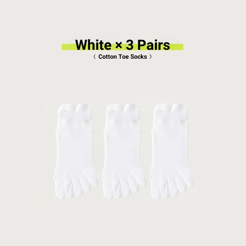 Women's Cotton Toe Socks – Breathable Mesh