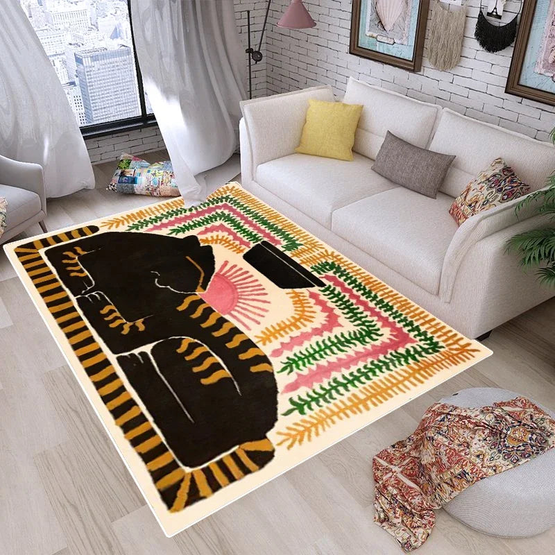 Fashion Plush Area Rug – Large Soft Carpet for Living Room, Bedroom & Cloakroom