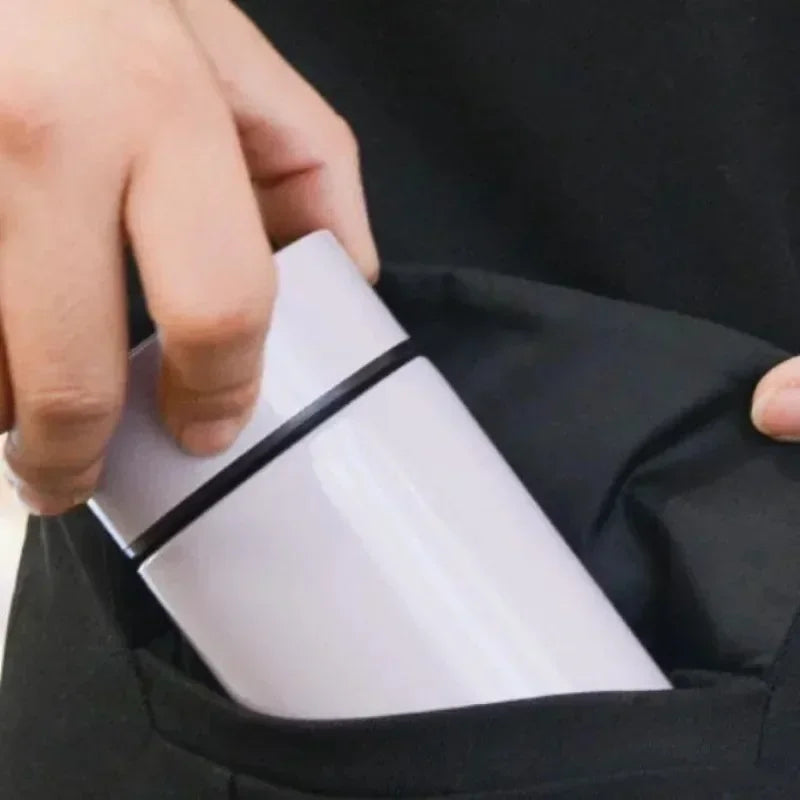 200ml Mini Stainless Steel Vacuum Flask Thermos – Lightweight Insulated Travel Tumbler, 12–24Hr