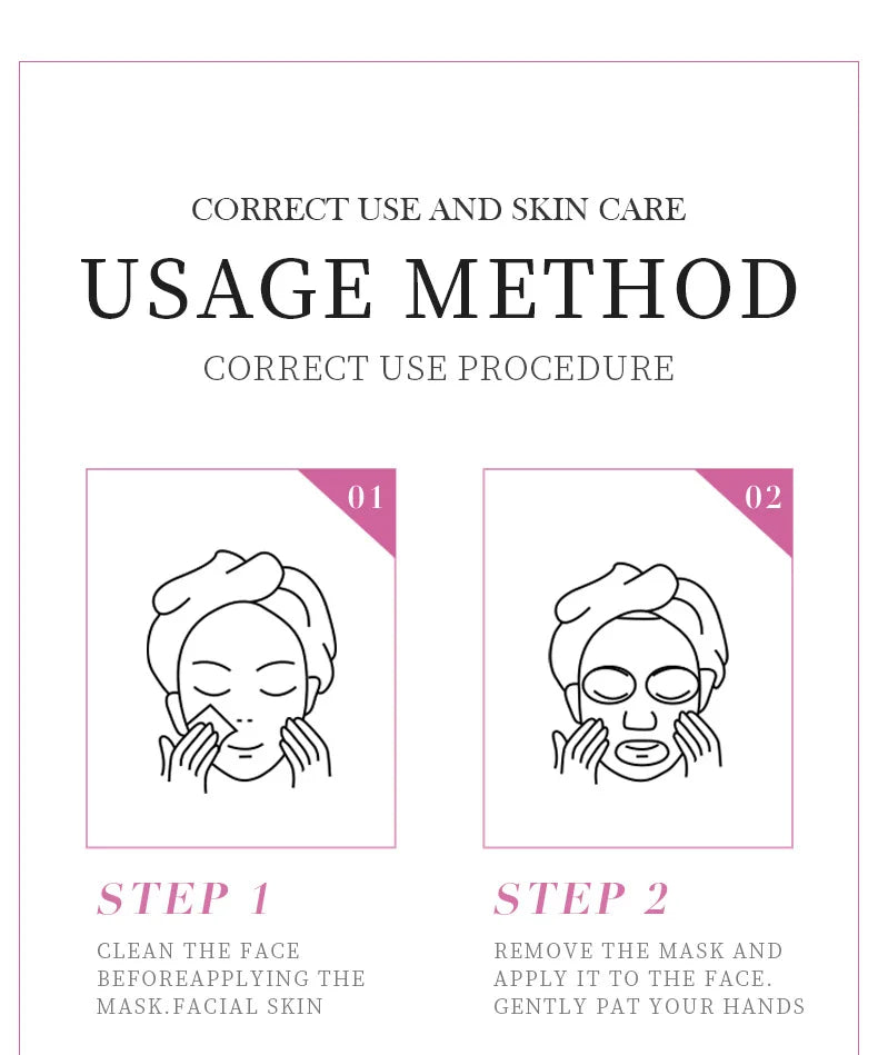 Natural Plant Face Masks — Moisturizing & Firming (8-Pack)