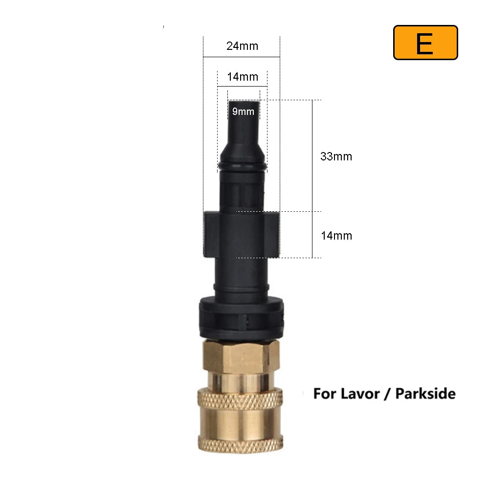 Pressure Washer Adapter – 1/4" Quick Release Connector for Karcher, Bosch, Nilfisk, LAVOR & More