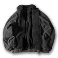 Men's Vintage Polar Fleece Jacket — Korean Streetwear Loose Warm Coat