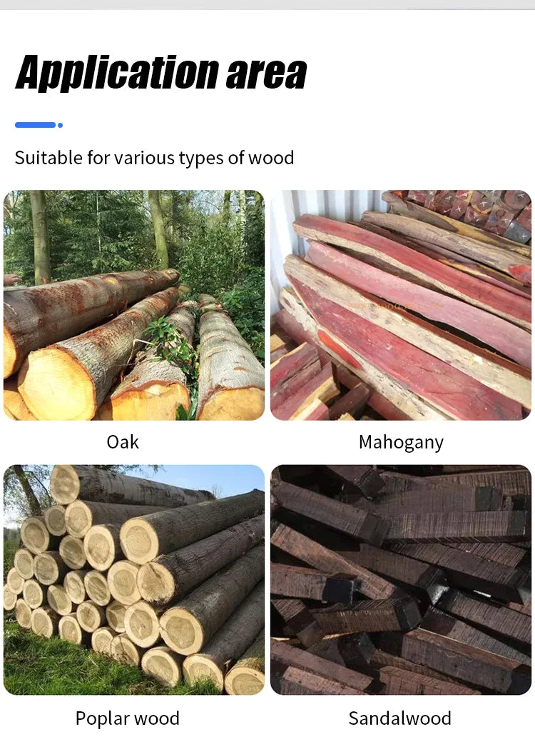 45-Ton Hydraulic Firewood Processor – Heavy Duty Log Splitter & Cutting Machine