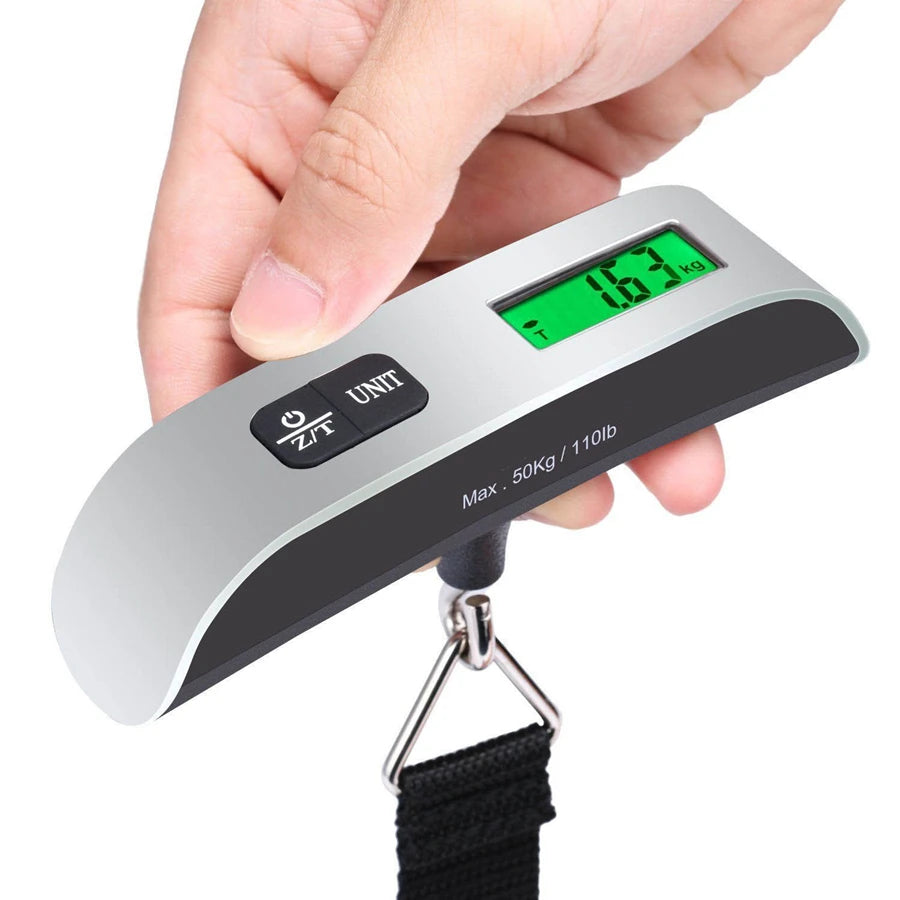 Portable Digital Luggage Scale – LCD Travel Weight Checker