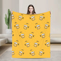 Simpsons Character Super Soft Plush Throw Blanket – Flannel Fleece Bedspread