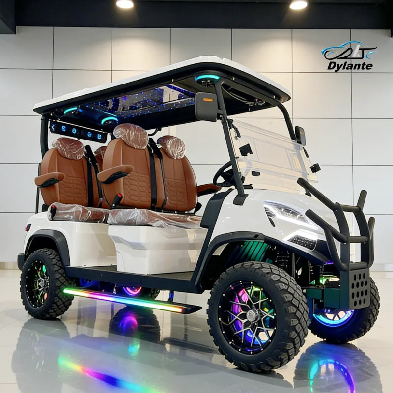 2026 Latest Solar Panel Charging Customized Off-Road 60V 4KW/5KW Outdoor Hunting Car Legal Electric Golf Cart