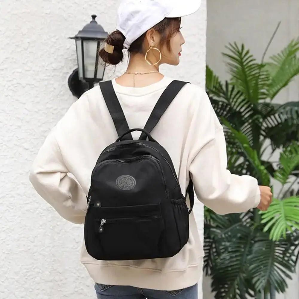 Casual Large Capacity Shoulder Bag Student Waterproof Lightweight Mini Rucksack Wear-resistant Small Backpack Travel