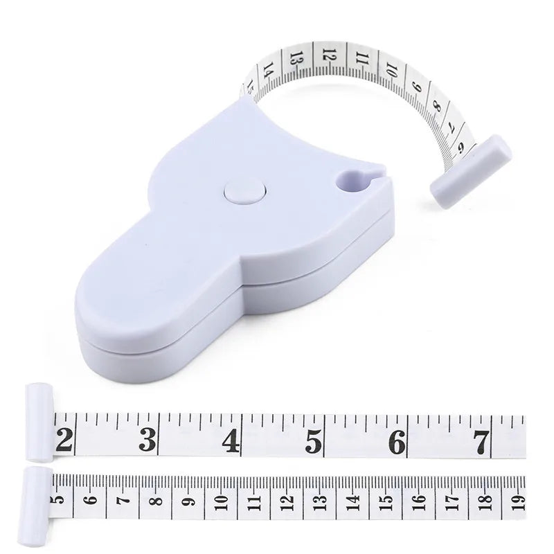 Self-Tightening Body Measuring Tape — 150cm Retractable Tailor Ruler