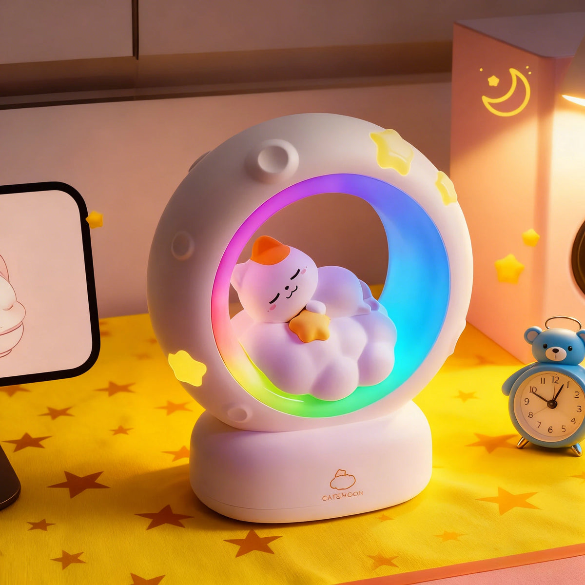 Animal Touch Night Light – Cat, Panda & Rabbit