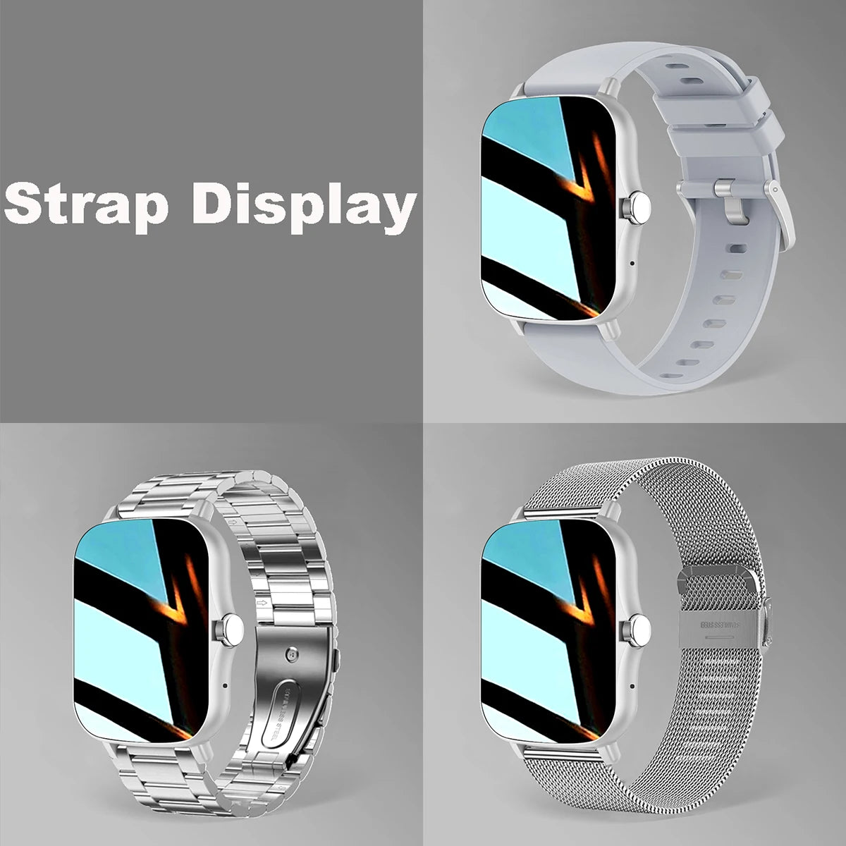 1.83" Waterproof Smart Watch – Answer Calls Sleep Monitoring Sports Pedometer for iPhone & Android