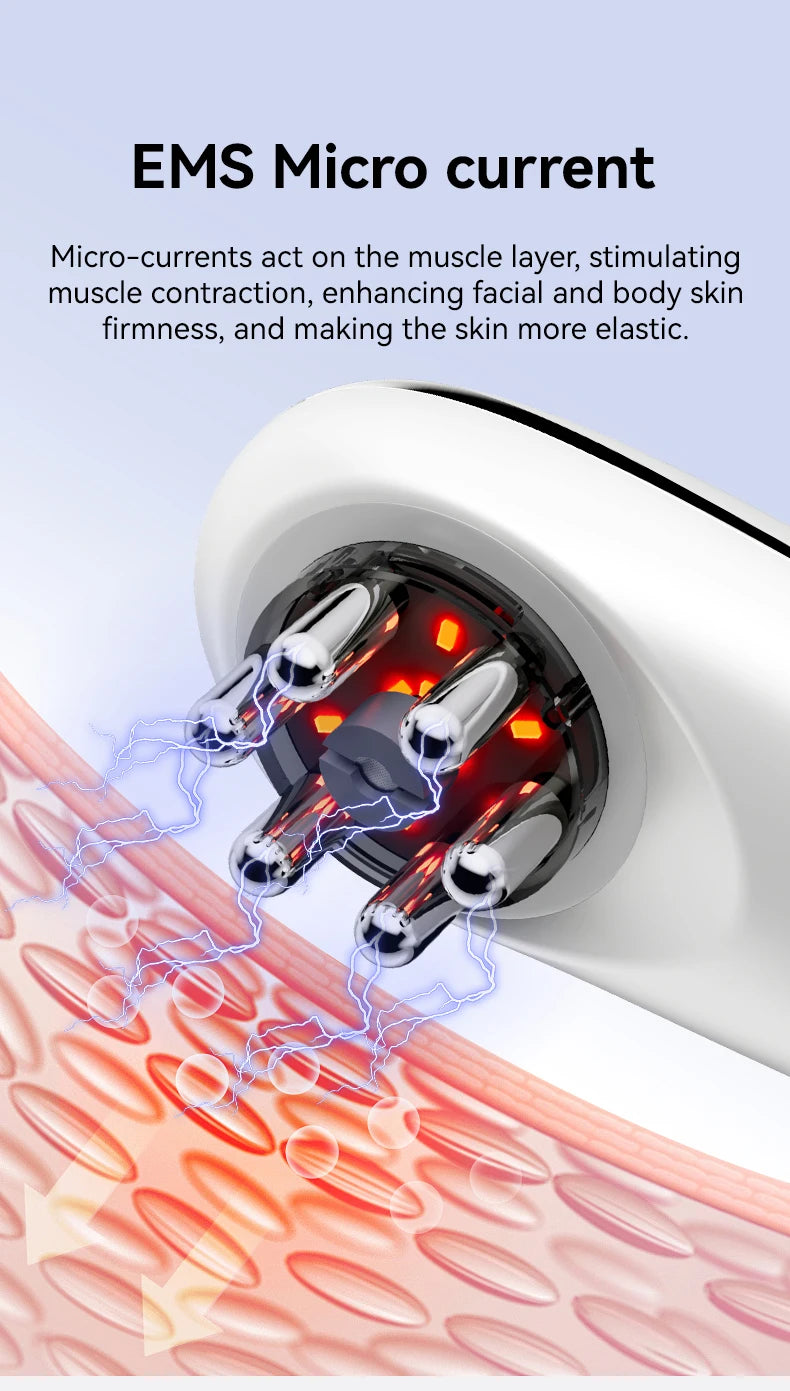 OZEMEI Face & Body Sculpting Massager – Electric Cellulite, Cupping & Guasha Device with EMS