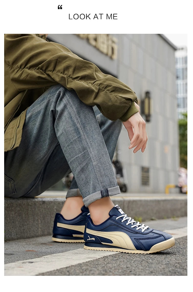Men's Anti-Slip Casual Sneakers 2025 – Soft Sole Running & Walking Shoes