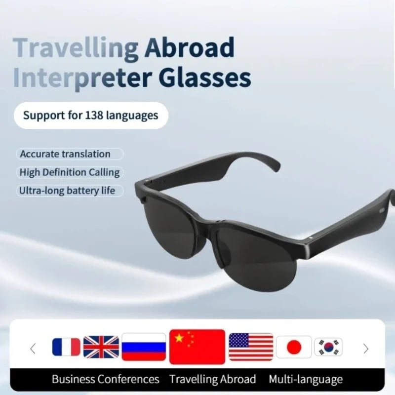 Lenovo XG88 Pro Smart Glasses – AI Translation, Bluetooth 5.3, Music & Calls for Men & Women