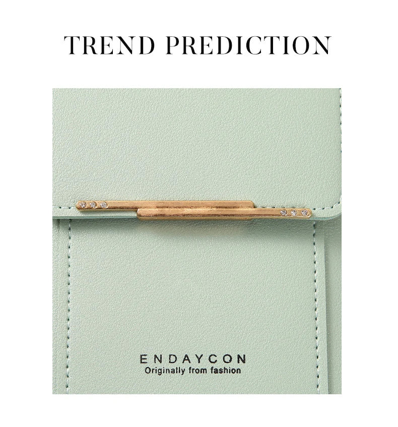 Women Crossbody Shoulder Bags Wallets Touch Screen Cell Phone Purse Soft Leather Strap Handbag for Female Luxury Messenger Bags