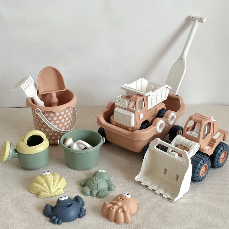 Beach Sand Excavator Toy Set – Digging Truck & Sand Tool Kit for Kids