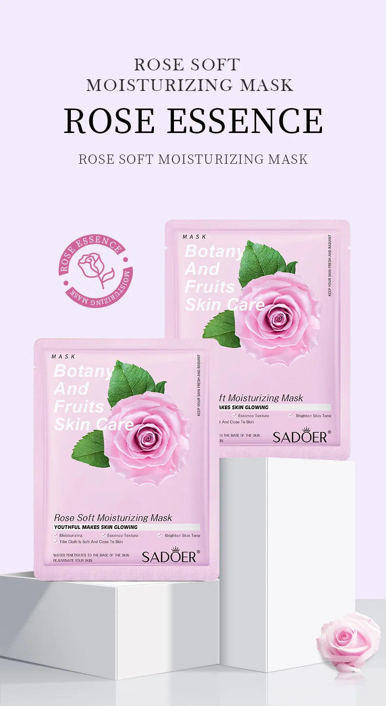 Natural Plant Face Masks — Moisturizing & Firming (8-Pack)