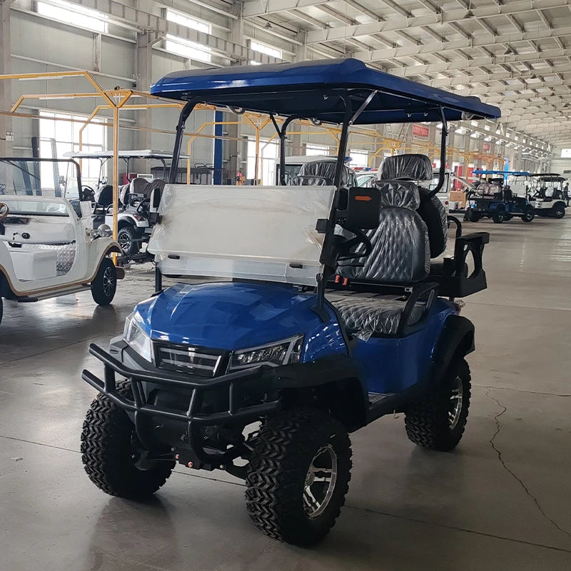 4 / 6 Seat Electric Golf Cart — Club Car Style Off-Road Electric Carrito with G-Wagon Seats & Petrol Option