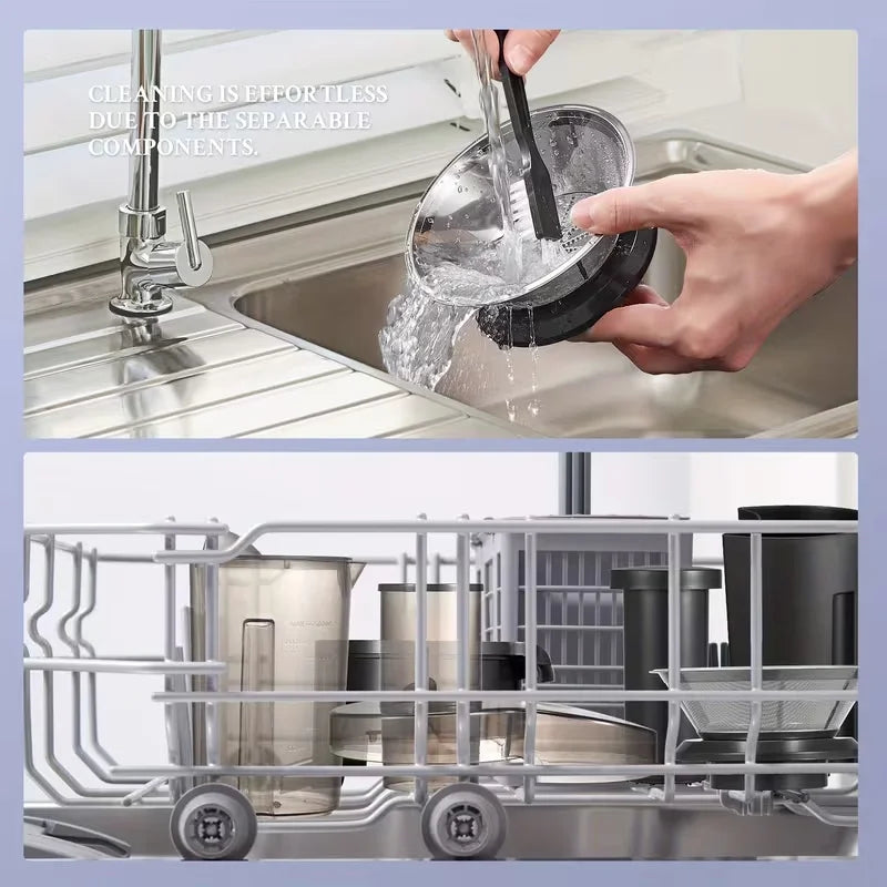 Multifunctional Juicer Blender & Food Processor — 3" Wide Mouth, Easy Clean, High Juice Yield