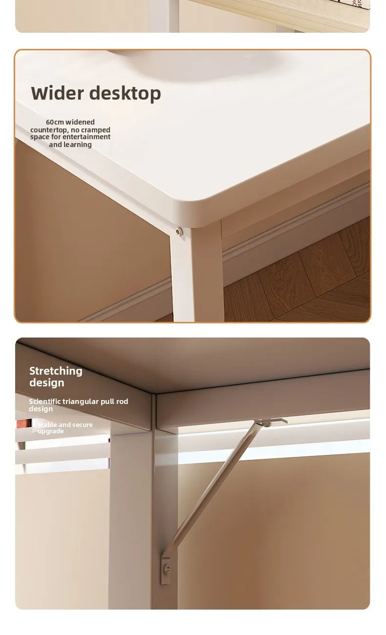 L-Shaped Corner Computer Heavy Duty Steel Frame Home Office WorkstationSpace Saving Writing Table for Gaming Bedroom Living