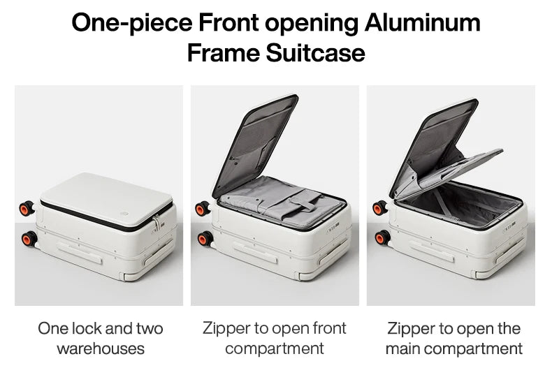 Mixi Front-Pocket Laptop Suitcase – PC Aluminum Frame