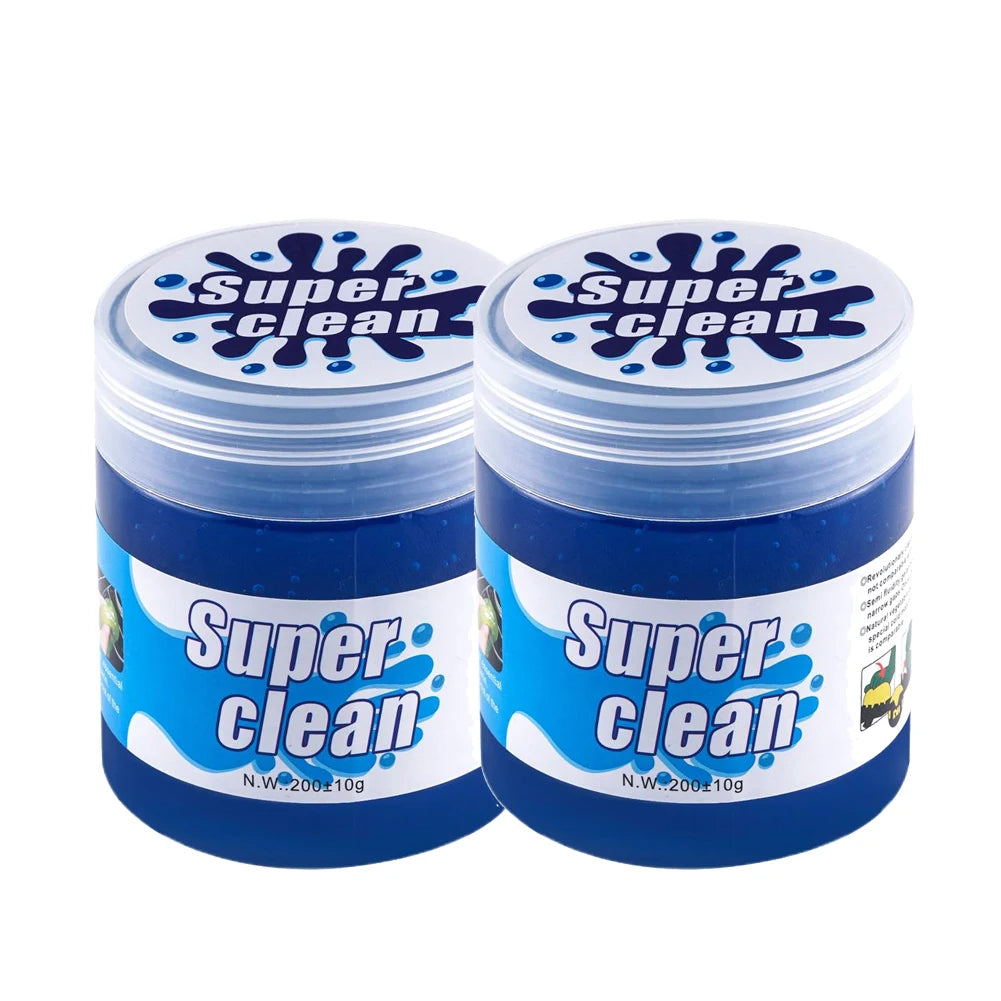 Car Interior Cleaning Soft Gel Duster – Dashboard, Air Vent & Laptop Keyboard Dust Remover