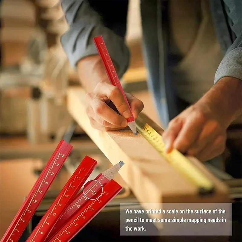 Woodworking Marking Pencils, 10 to 100-Pack