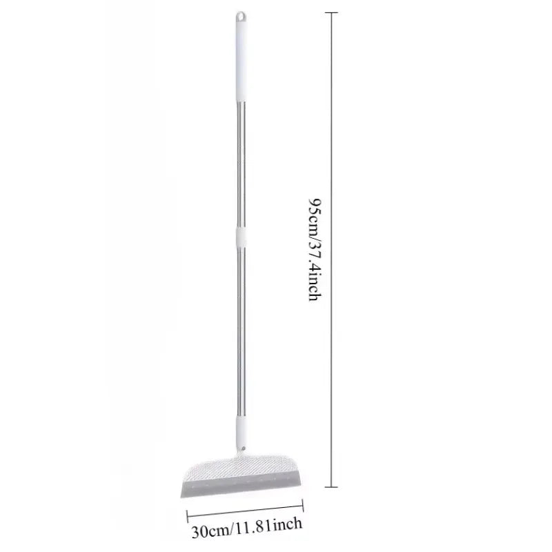 Magic Broom with Detachable Silicone Head — Flexible, Easy-Clean Floor Sweeper