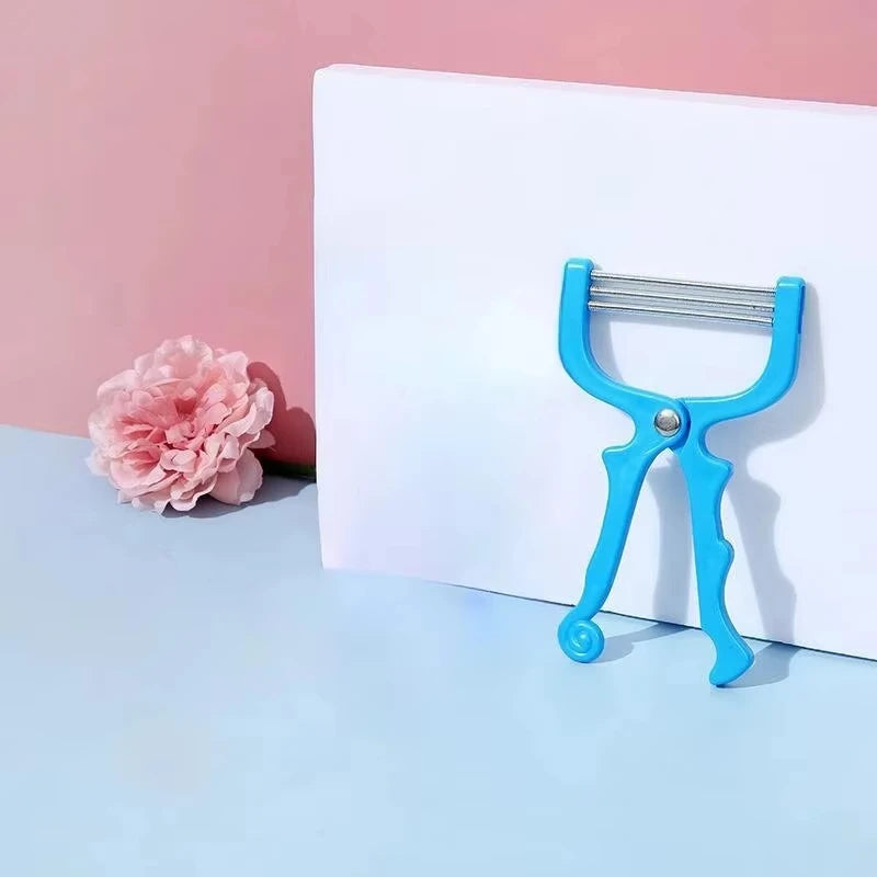Facial Hair Removal Spring Device – Handheld Lip, Eyebrow & Face Hair Remover for Women