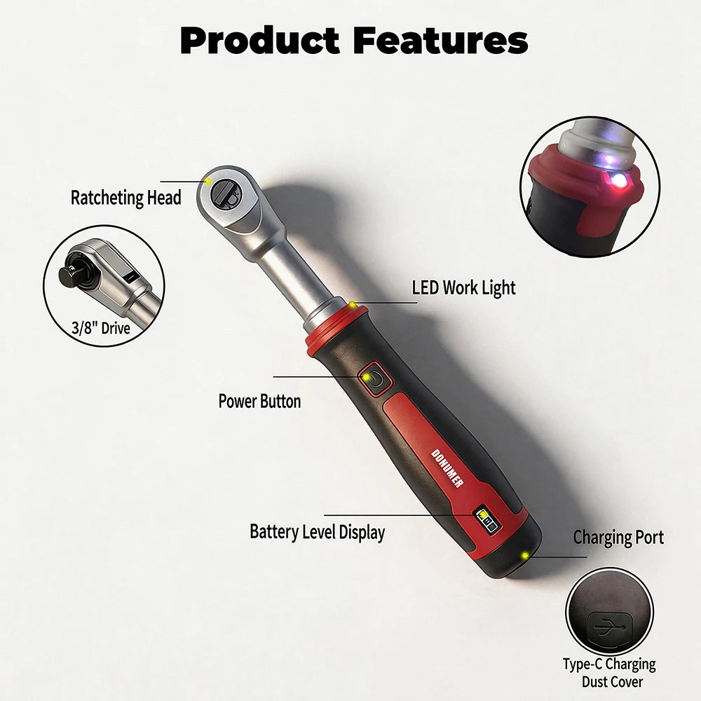 3.6V Rechargeable Electric Ratchet Wrench