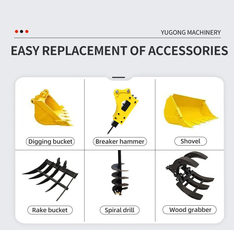 Diesel 4x4 Backhoe Loader – Mini Towable Front Loader & Rear Excavator
