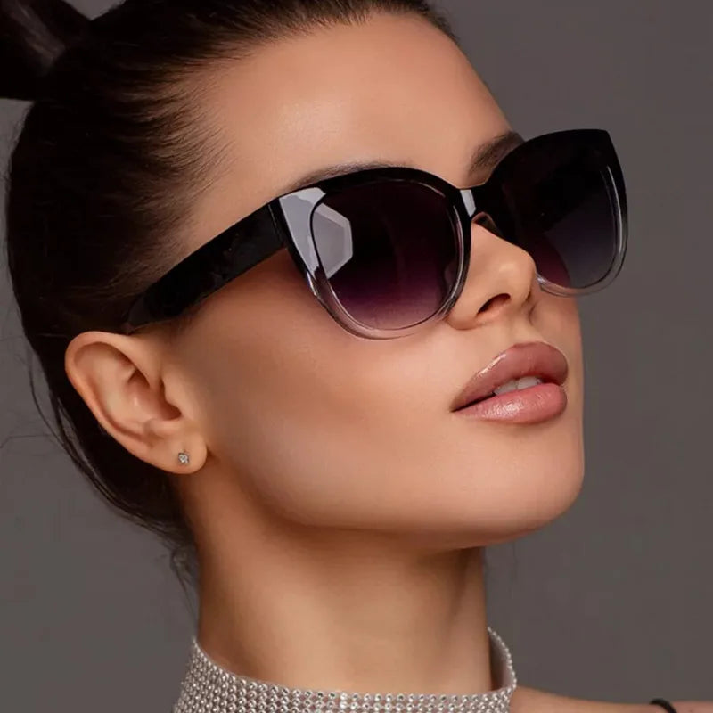 Women's Fashion Cat Eye Sunglasses | Gradient Color UV400 Designer Shades