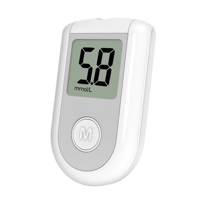 Jitesy Blood Glucose Meter Kit – No Coding, 50 Test Strips & Lancets, 5-Second Results with 500-Reading Memory