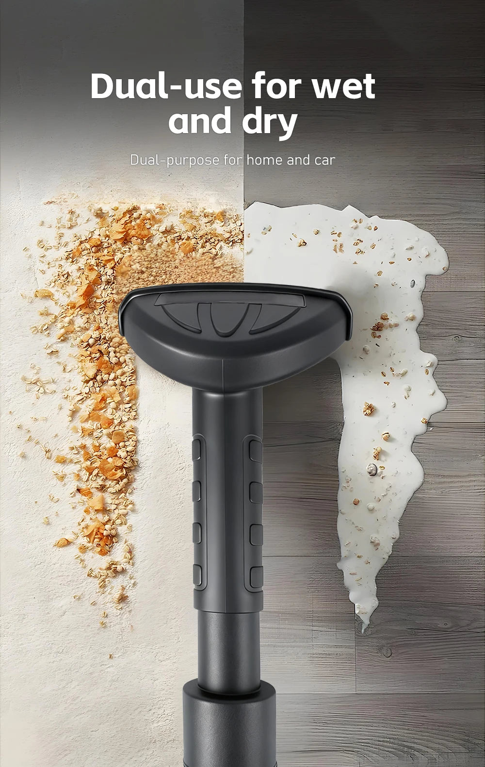 Brushless Cordless Wet/Dry Vacuum – Compatible with DeWalt 12V–24V Batteries (Tool Only)