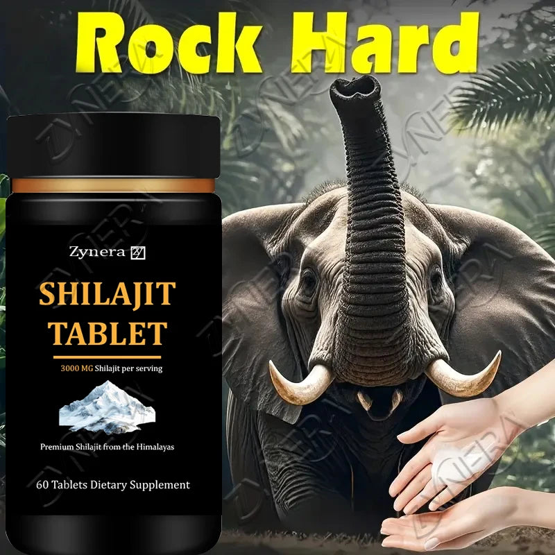 Shilajit Ashwagandha Black Maca Men’s Health Capsules — Energy, Stamina & Vitality Support