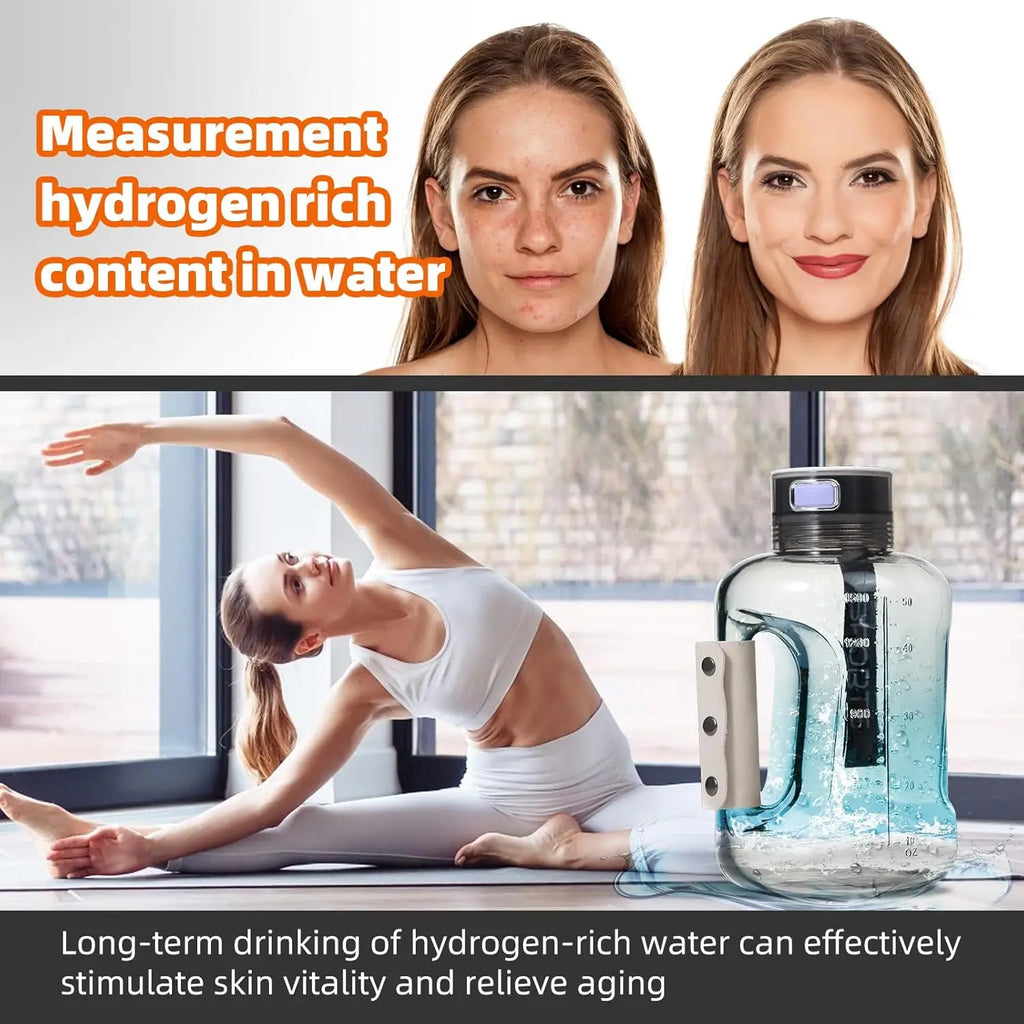 Hydrogen Water Bottle 1.5L — Portable Hydrogen-Rich Water Generator for Gym & Outdoor Fitness